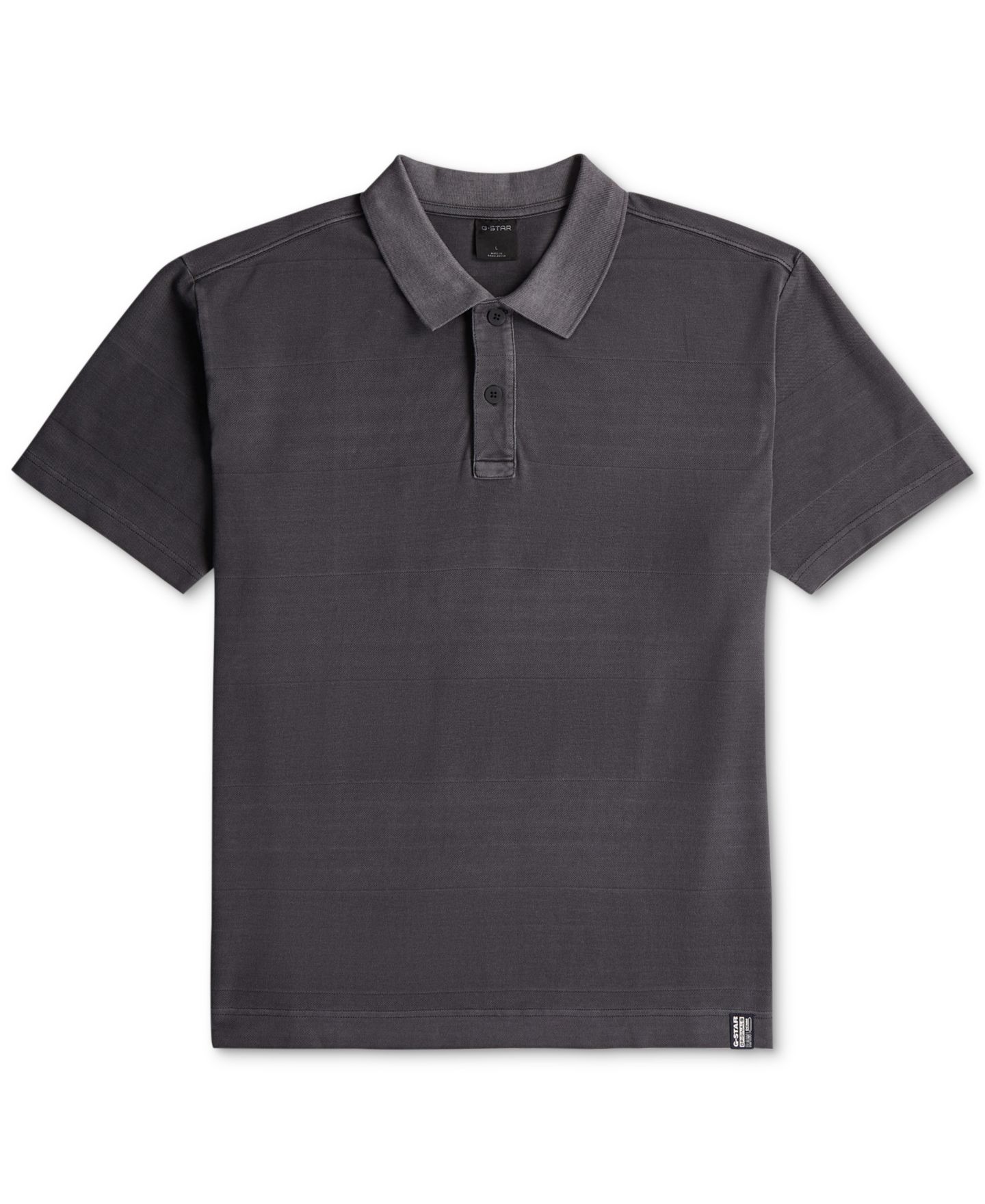 Мужское поло G-Star Raw Washed Jacquard Relaxed-Fit Polo Shirt, цвет: Petrol — фото 6