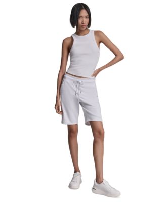 DKNY Sport Women's Embroidered Logo Bermuda Shorts - Macy's