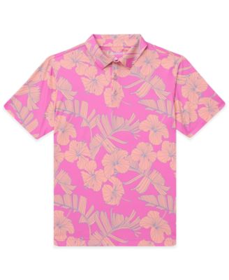 Men's The Flamingo Floral Short-Sleeve Polo Shirt