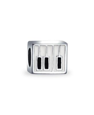 Musician Piano Keys Charm Bead for Music Students Bracelet