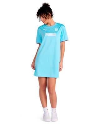 puma t shirt dress PUMA Women's Essentials Short Sleeve Dress, Light Gray Heather SS25,  X-Small at Amazon Women's Clothing store