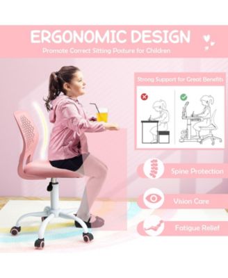 Ergonomic Children Study Chair with Adjustable Height