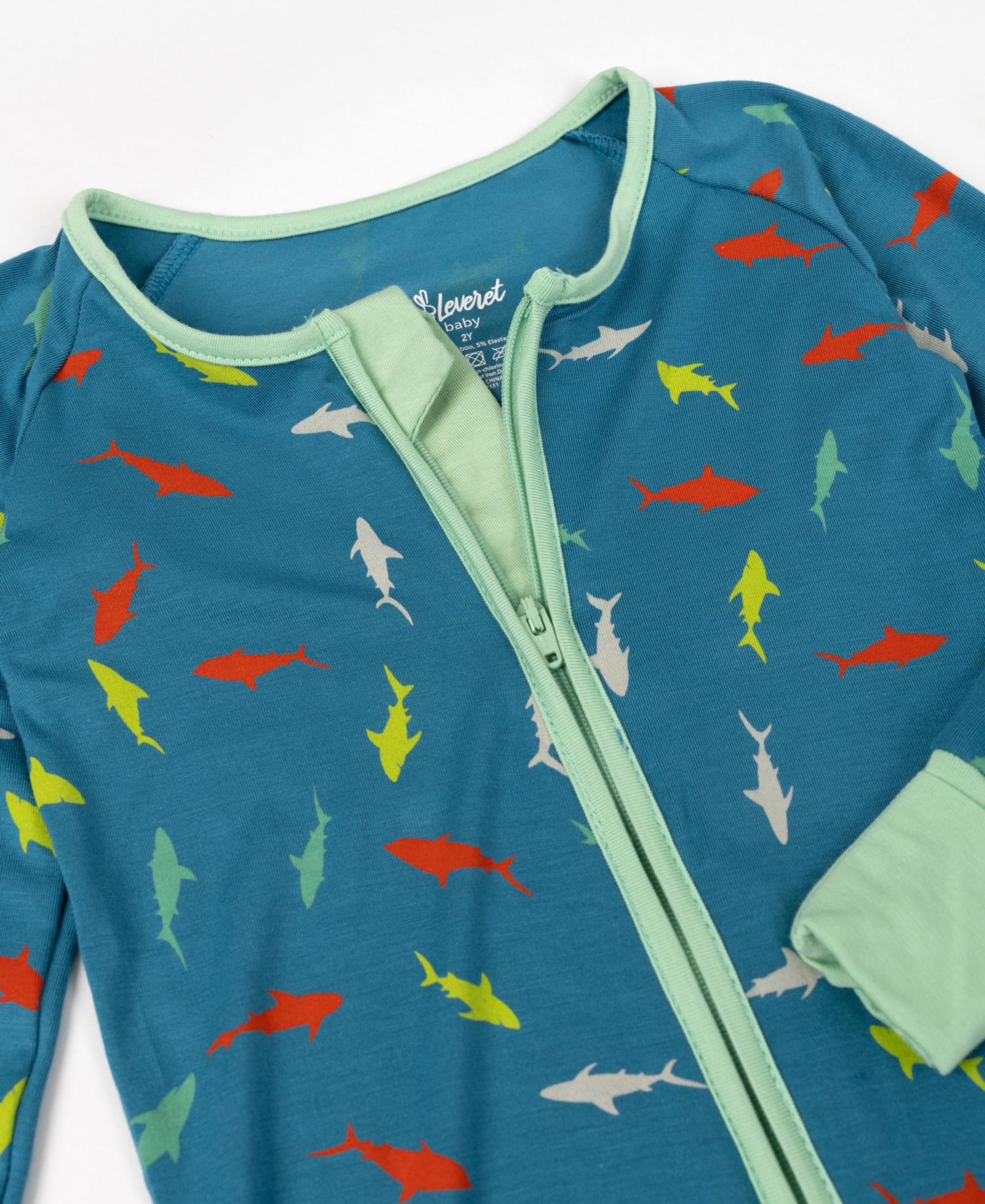 Toddler Matching Family One-Piece Cooling Bamboo Viscose Footed Pajamas
