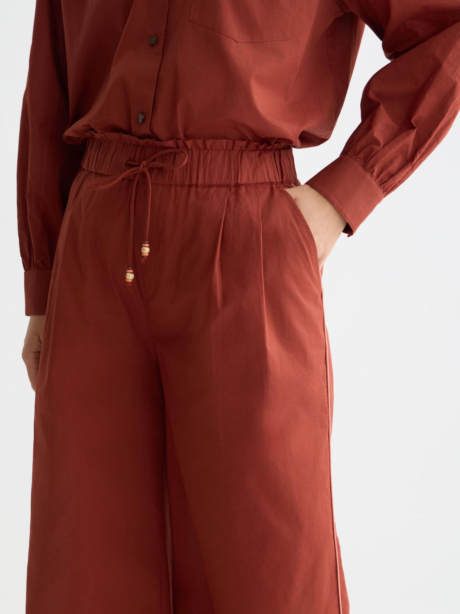 Women's Scotch and Soda Cotton Voile Pull On Beach Pant