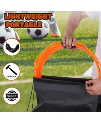 Octagonal Agility Rings, Speed Rings, Youth Agility Footwork Training and Speed Hurdles Ladder, Fitness Equipment Sport Workout