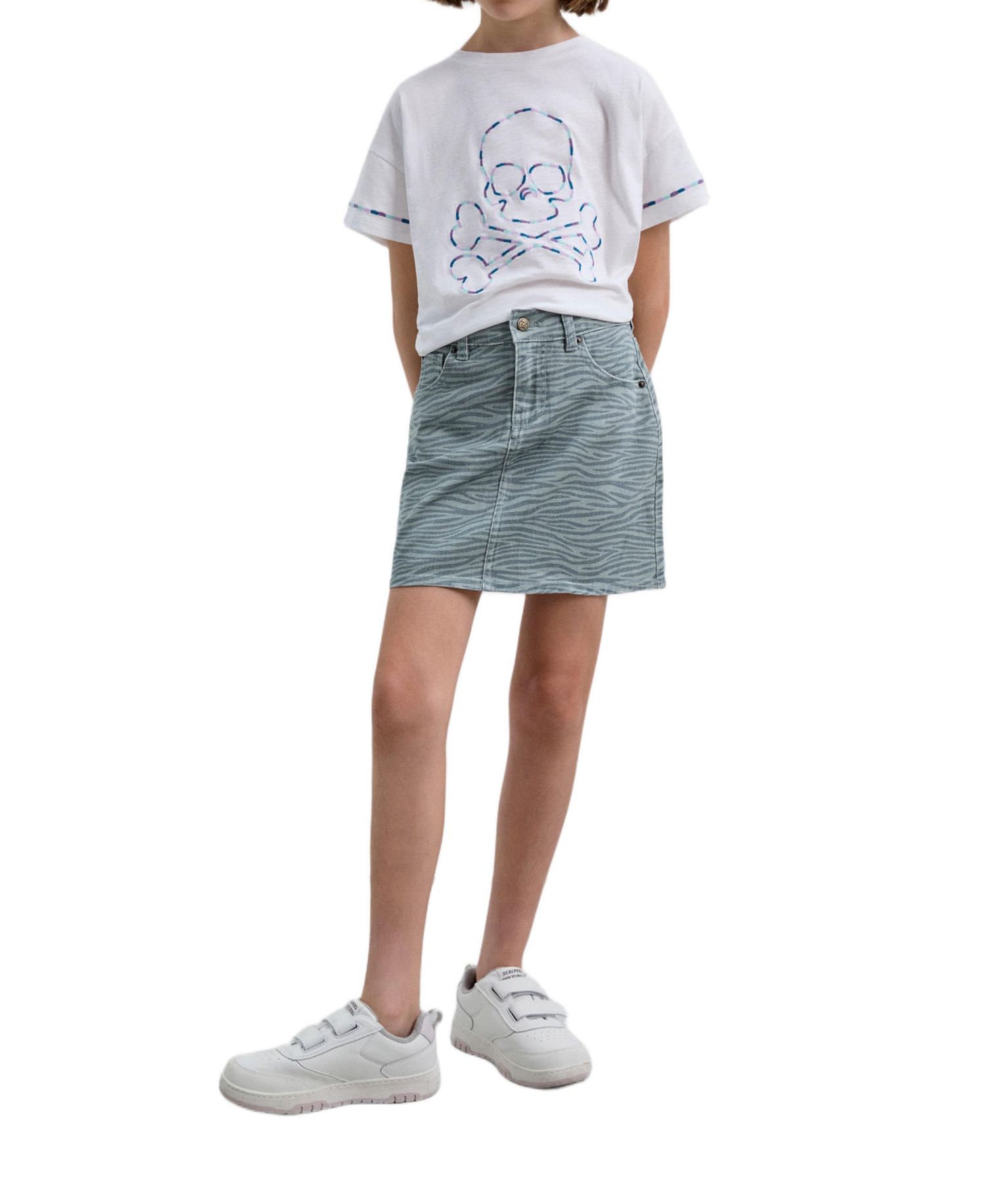 Kids Zebra Skirt
