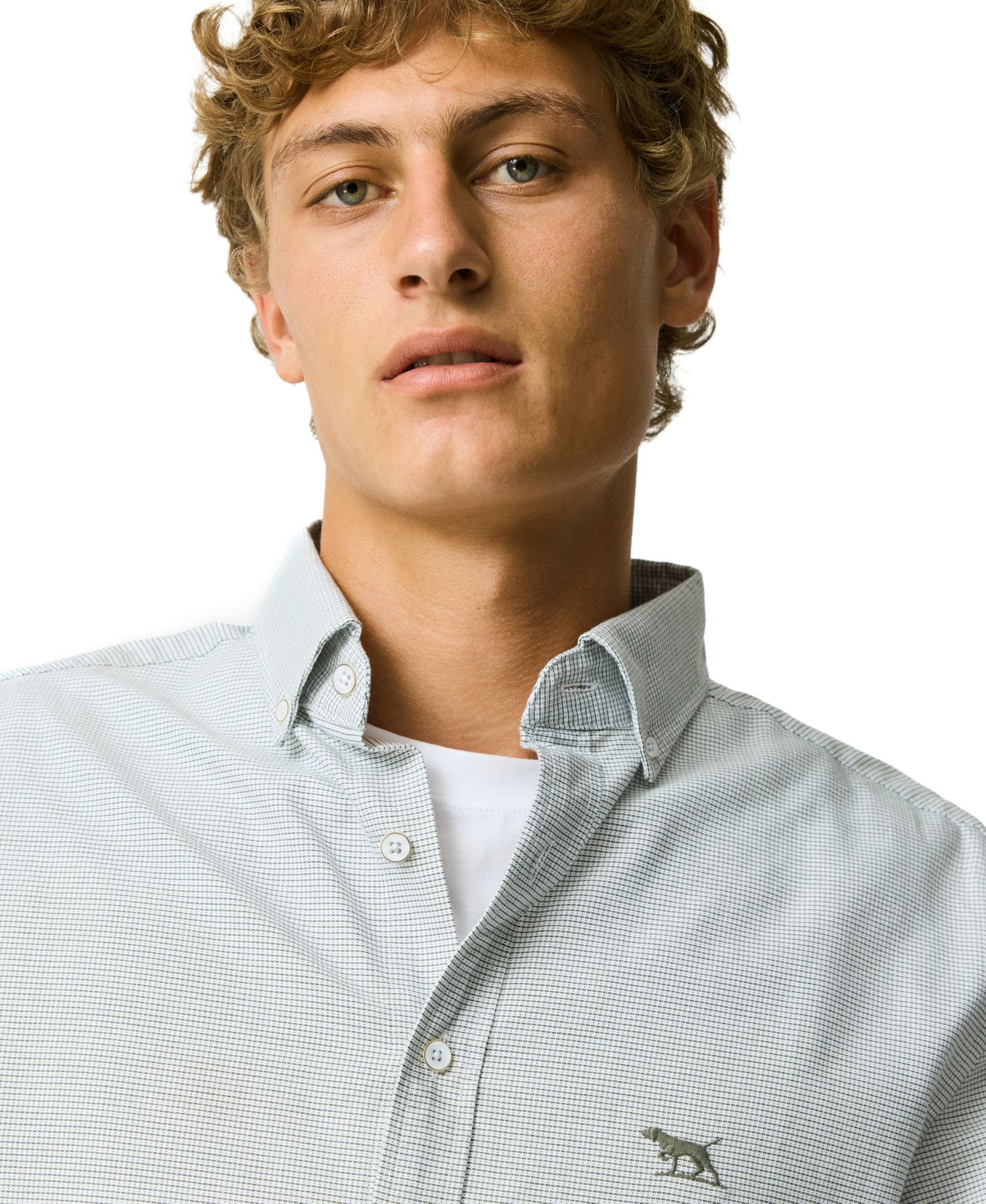 Men's Gunn Oxford Crossing Sport Fit Cotton Shirt