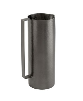 Temari Hammered Gunmetal 42 oz. Beverage Pitcher