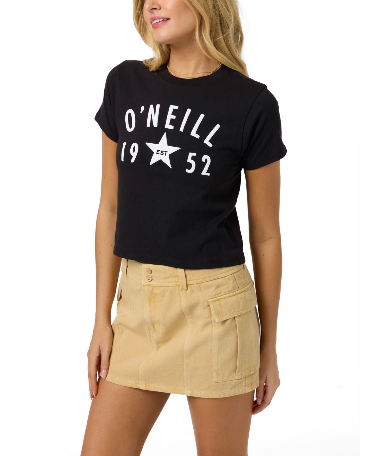 Women's Cotton Starry Fitted Short-Sleeve T-Shirt