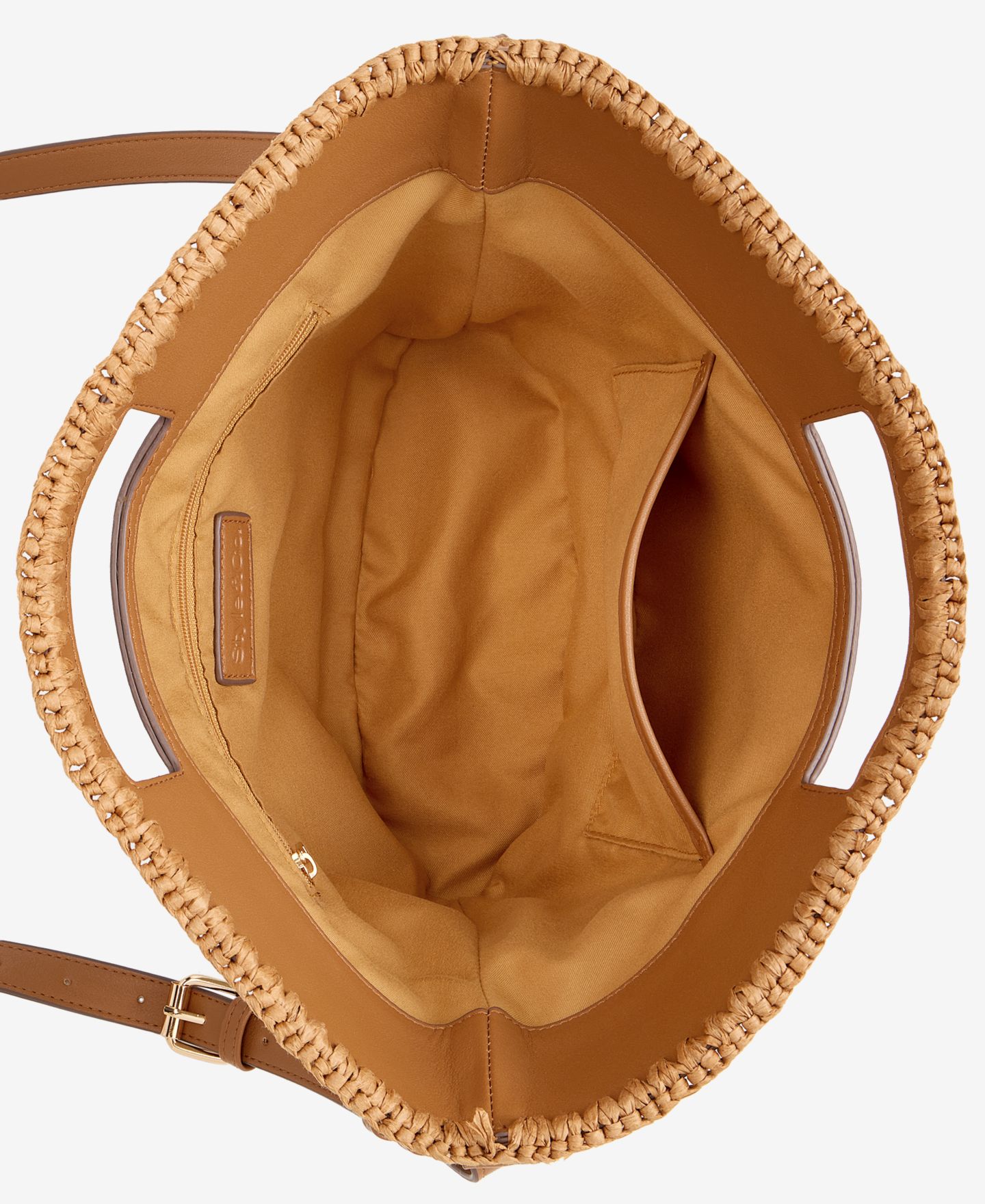 Женские клатчи Style & Co Straw Curve Top Clutch, цвет: Теневой зелёный — фото 5