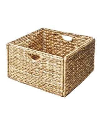 2-Pack Water Hyacinth Laundry Basket With Handles Gift Basket