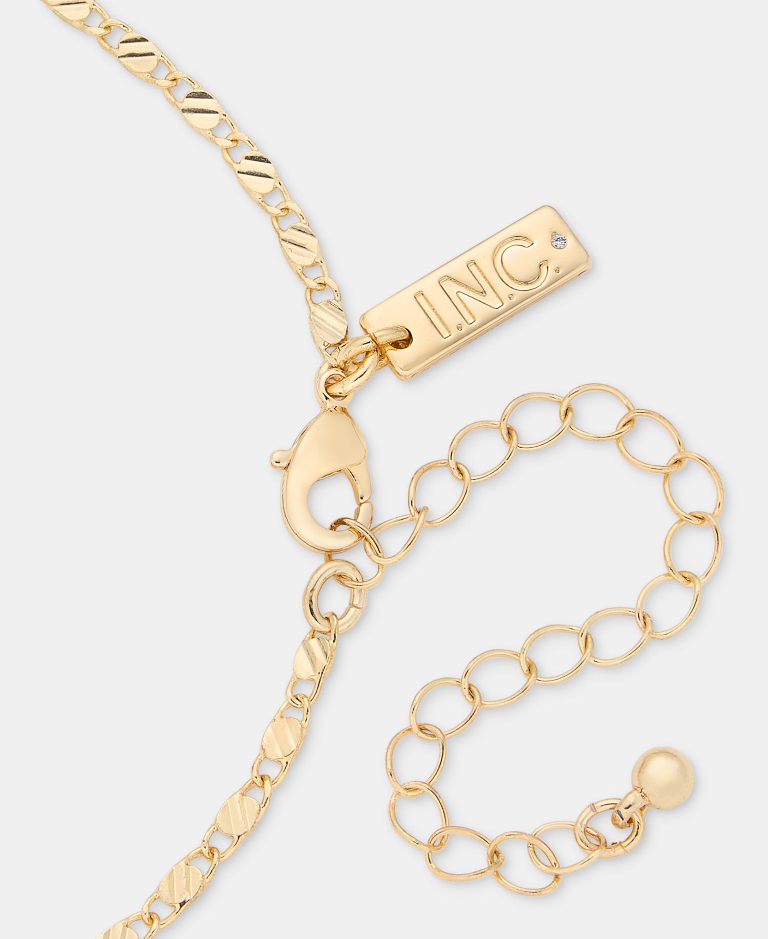 Pav&eacute; & Imitation Pearl Orbital Pendant Necklace, 32" + 3" extender