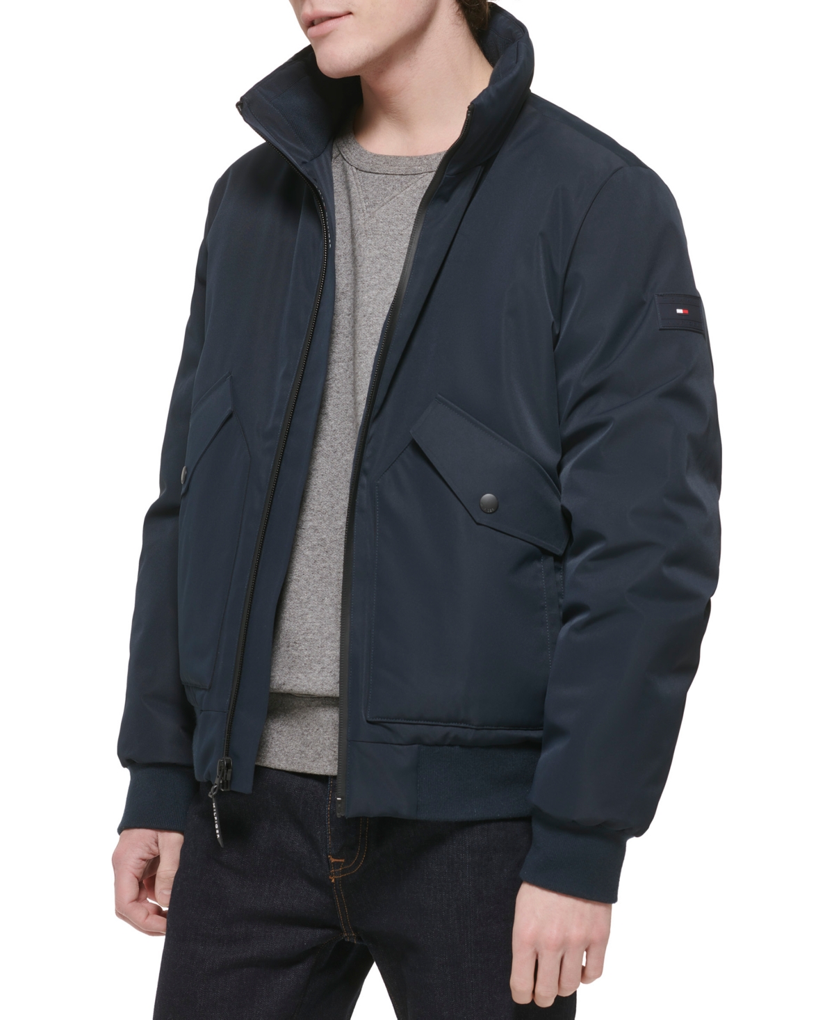 Tommy Hilfiger Men's Flex Performance Zip-Front Bomber Jacket