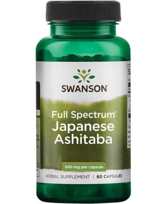 Japanese Ashitaba  Full Spectrum  Natural Formula for Immune System Support  (60 Capsules, 500mg Each)