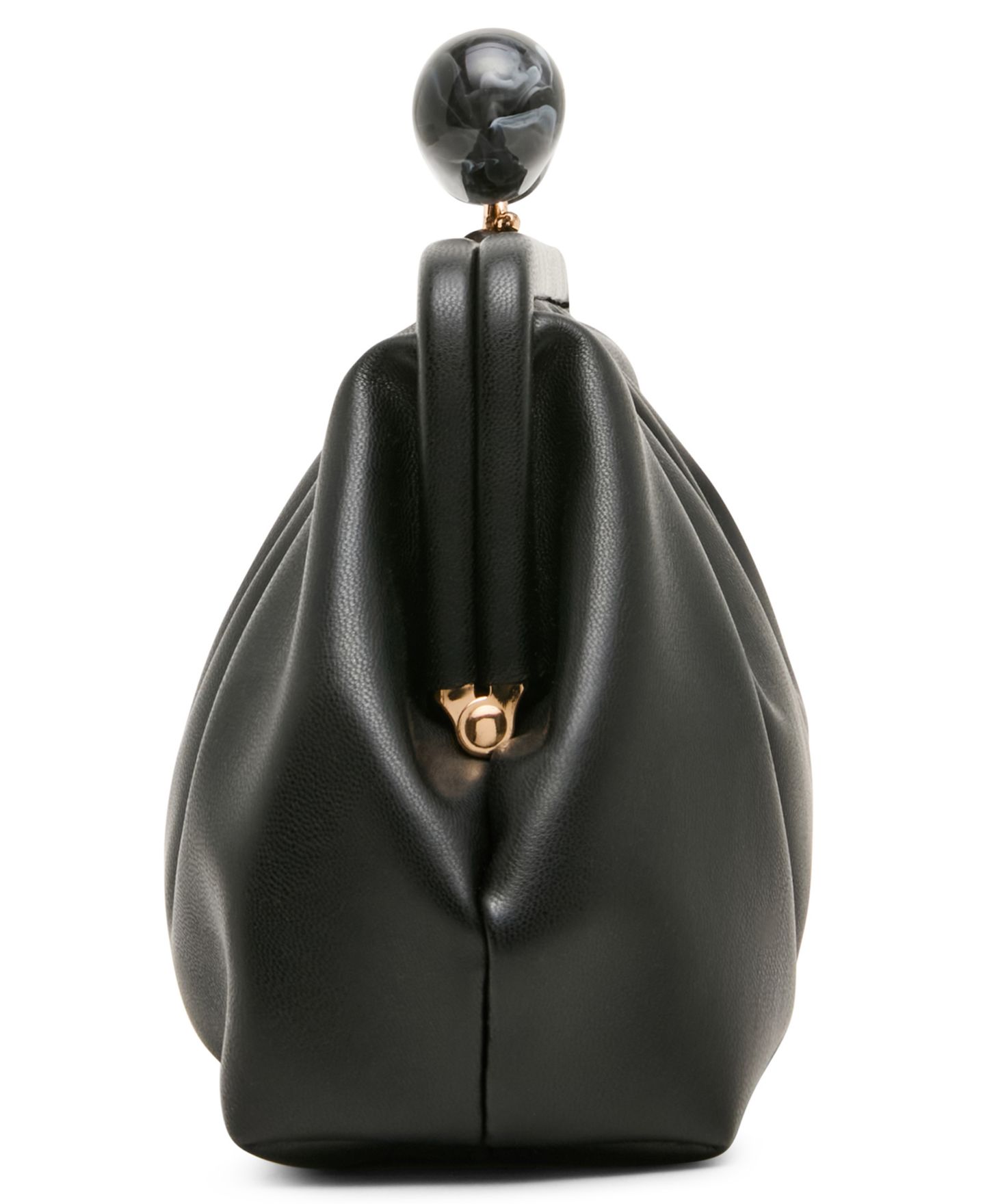 Женский клатч Steve Madden Bmarisol Small Kisslock Clutch Handbag, цвет: Чёрный — фото 5