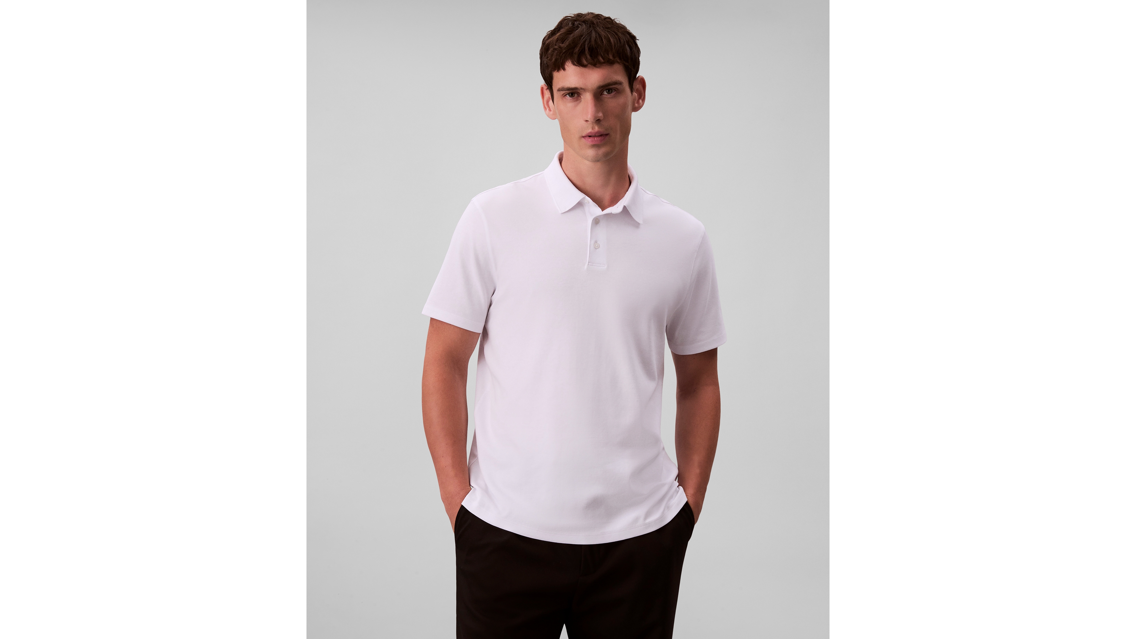 Calvin Klein Men's Short Sleeve Supima Cotton Polo Shirt