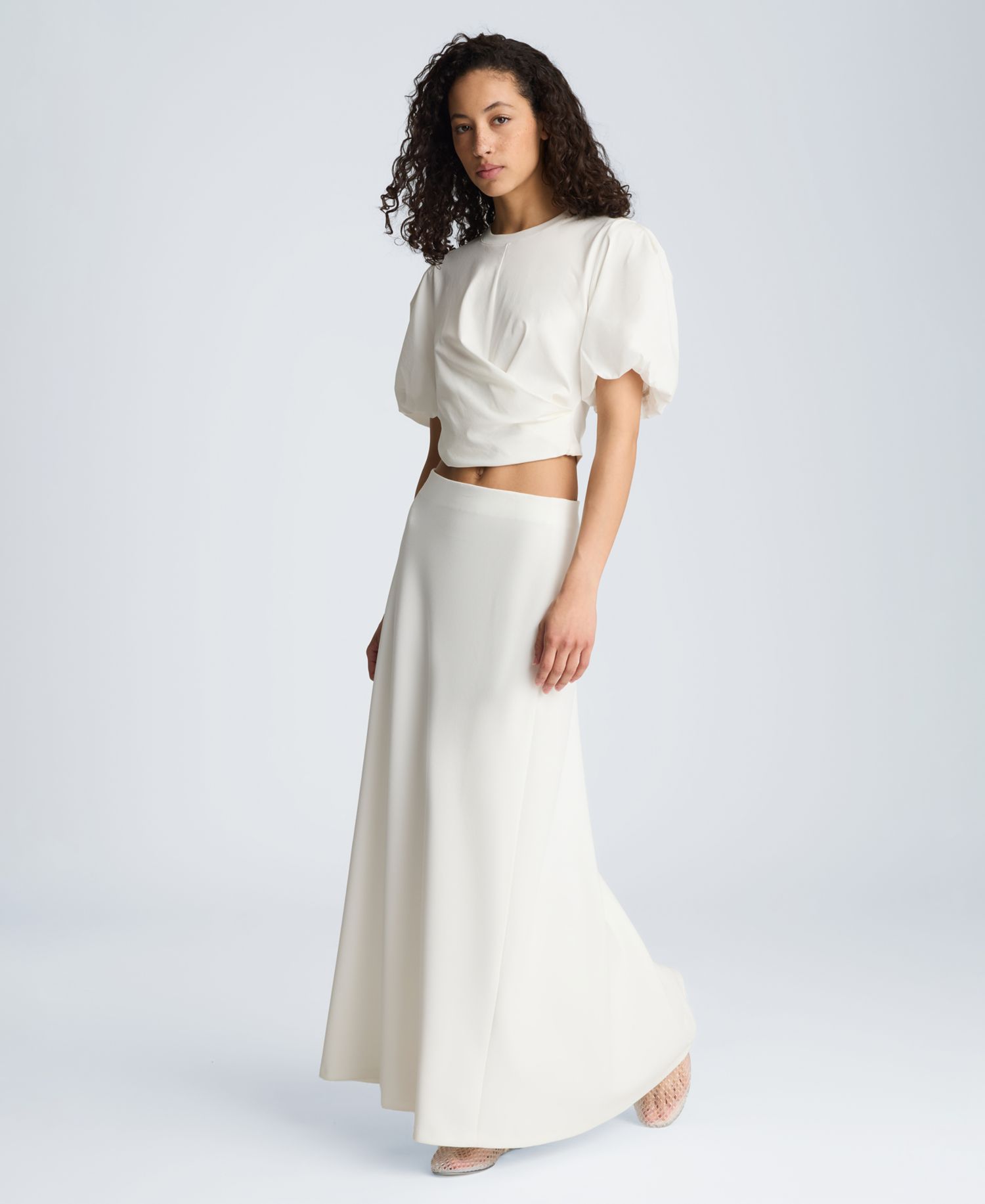 Women's Puff-Sleeve Wrap Tee