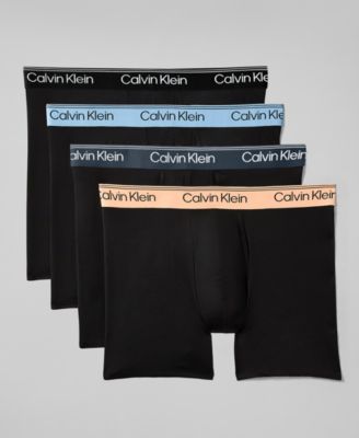 Men's Microfiber Stretch Boxer Briefs, 4-Pack