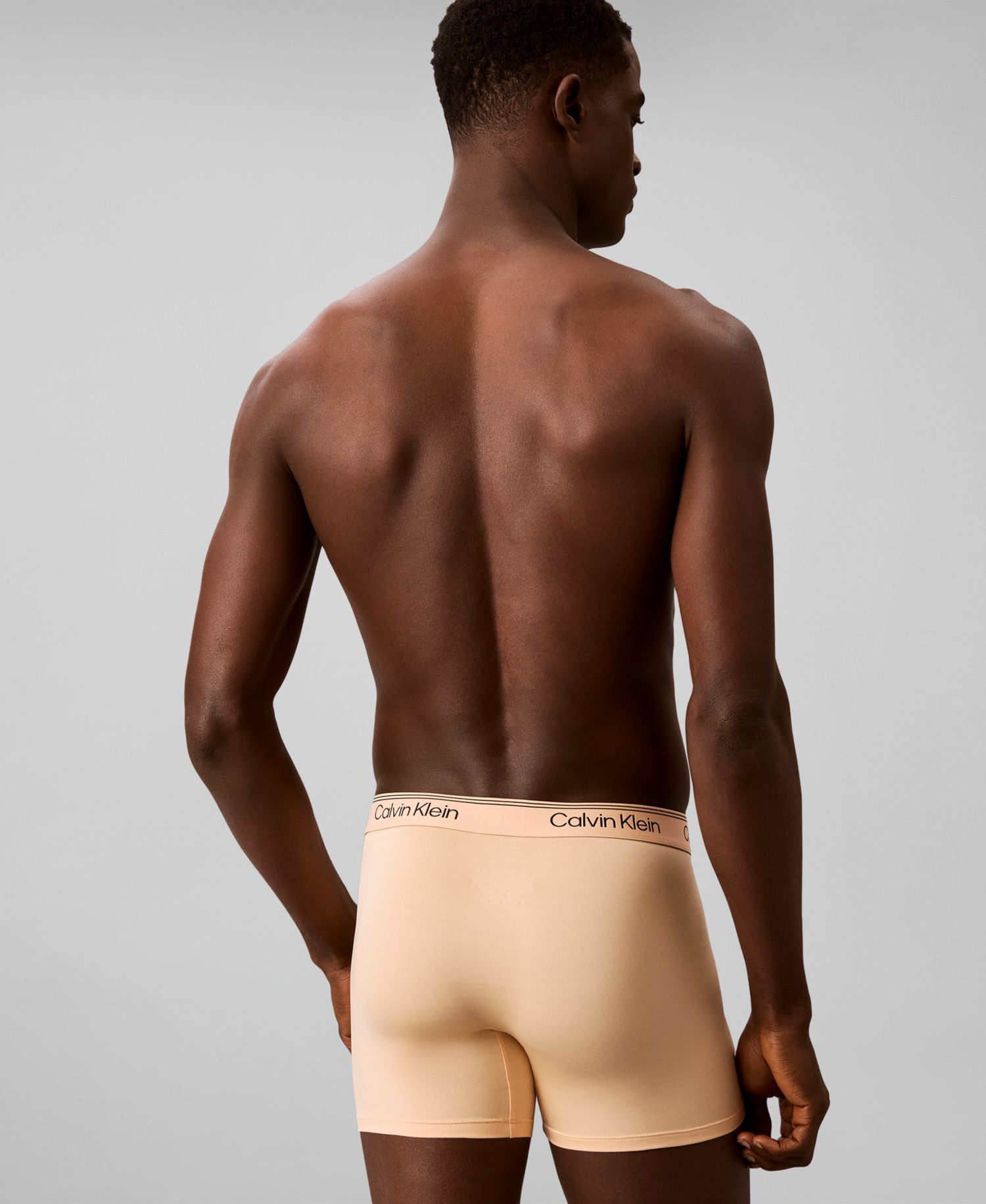 Men's Microfiber Stretch Boxer Briefs Underwear, 4-Pack