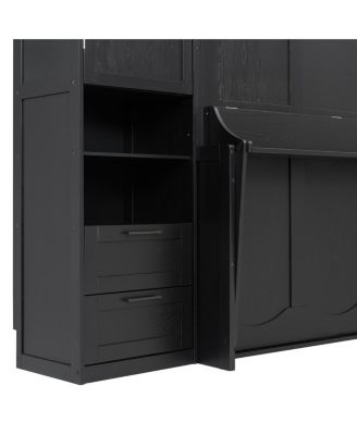 Murphy Bed w/Closet, Drawers, Shelves