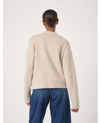 Women's Knitted Zip Front Jacket