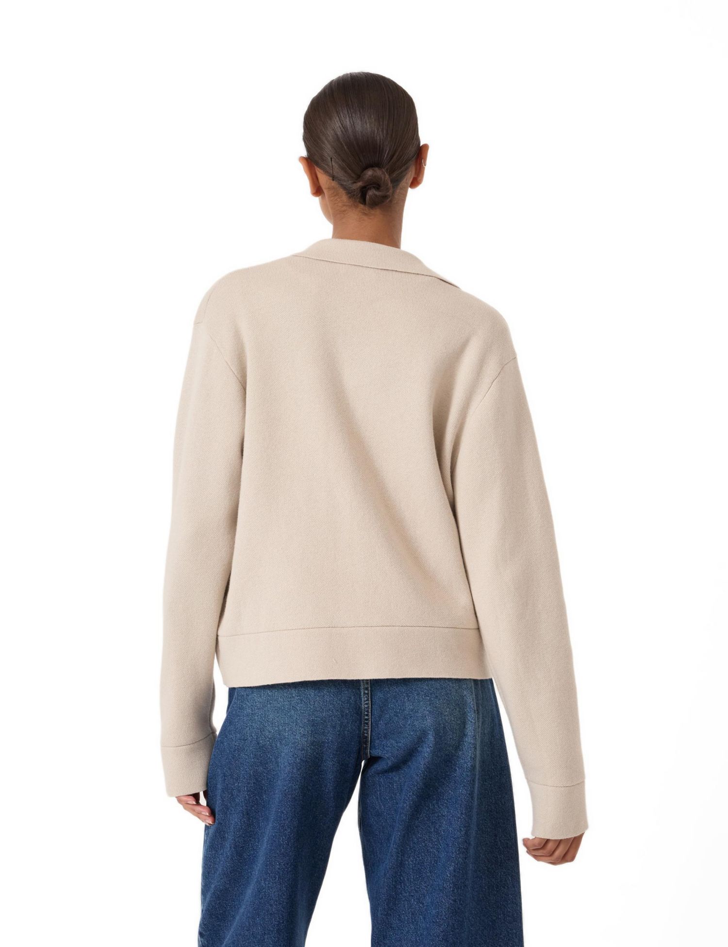 Women's Knitted Zip Front Jacket