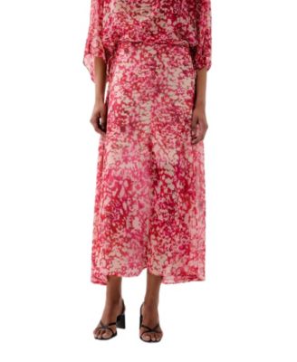 Women's Monet Print Mini Skirt