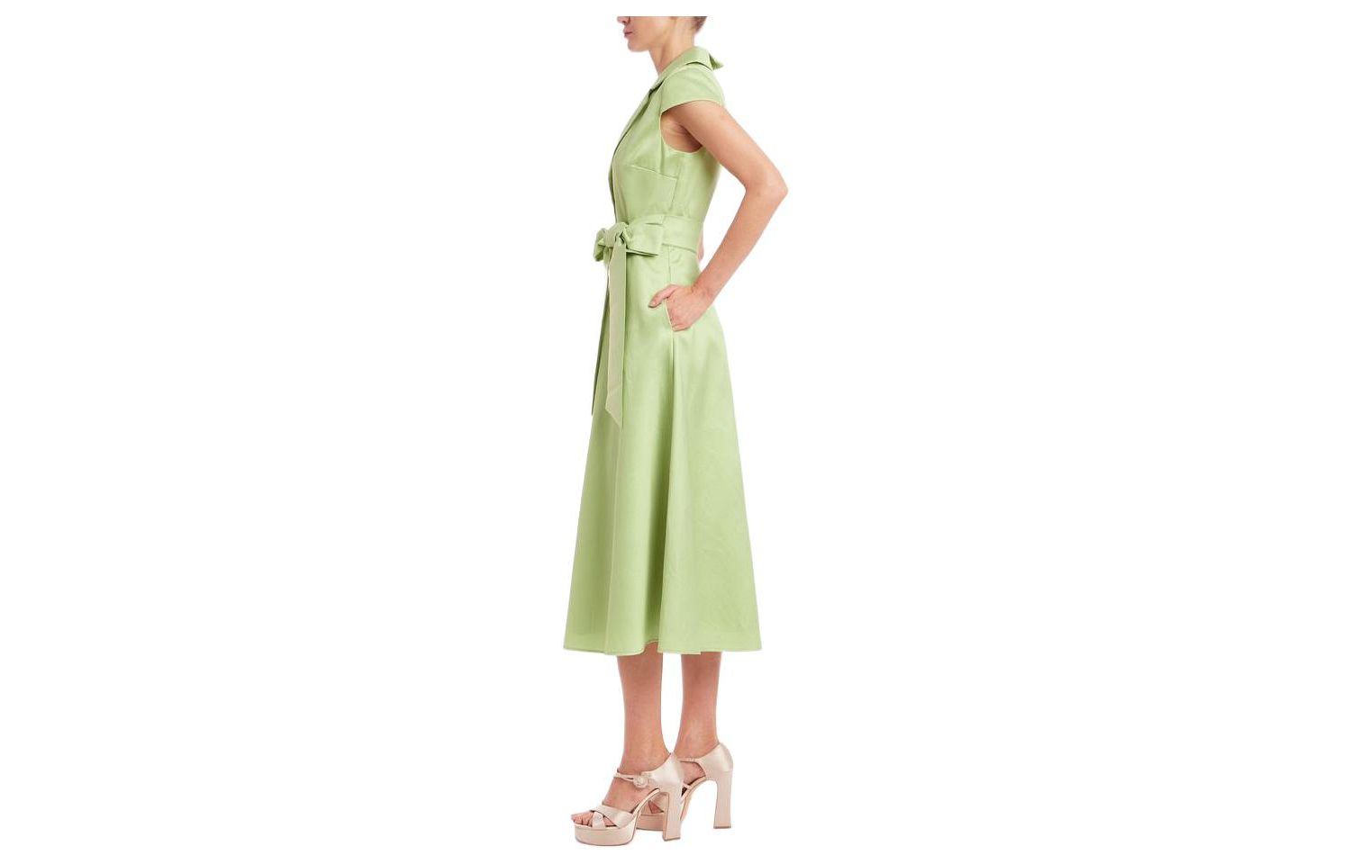Women's Cap Sleeve Shirt Dress
