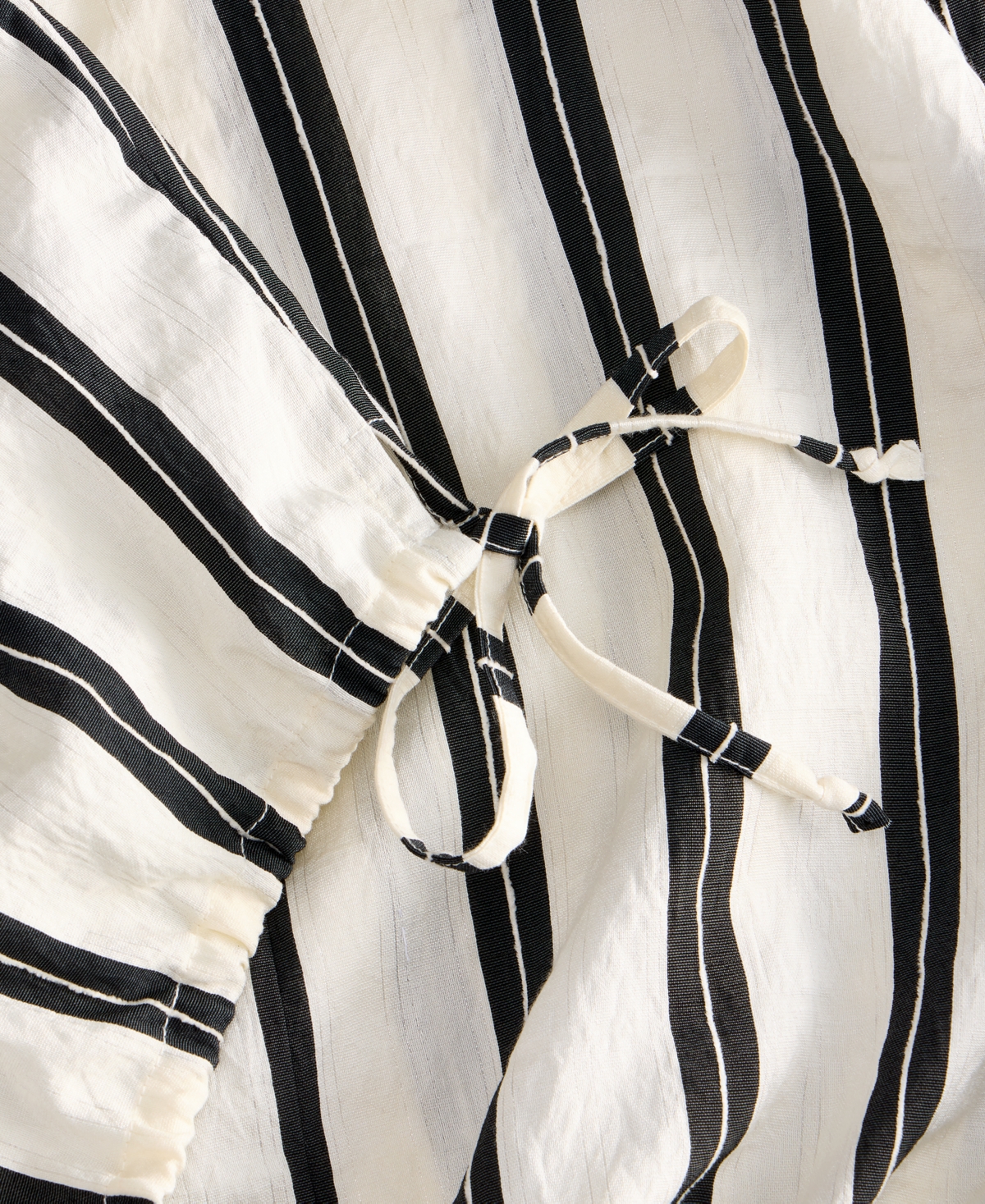 On 34th Women's Emma Striped Side-Tie Crop Bubble Top, Macy's Exclusive