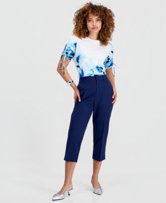 Petite Capri Slim Trousers