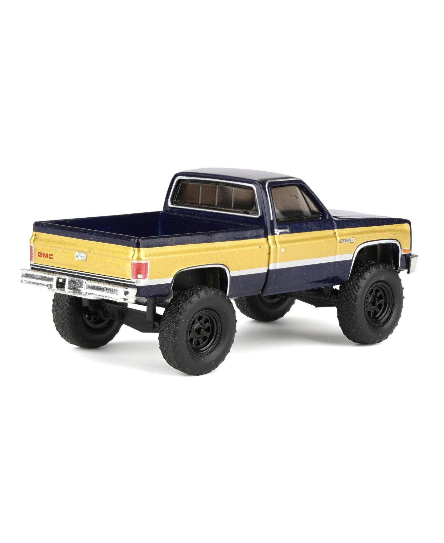 Детская игрушка Greenlight 1/64 Scale Lifted 1987 GMC K2500 High Sierra Diecast Replica Pickup Truck, цвет: Синий — фото 3