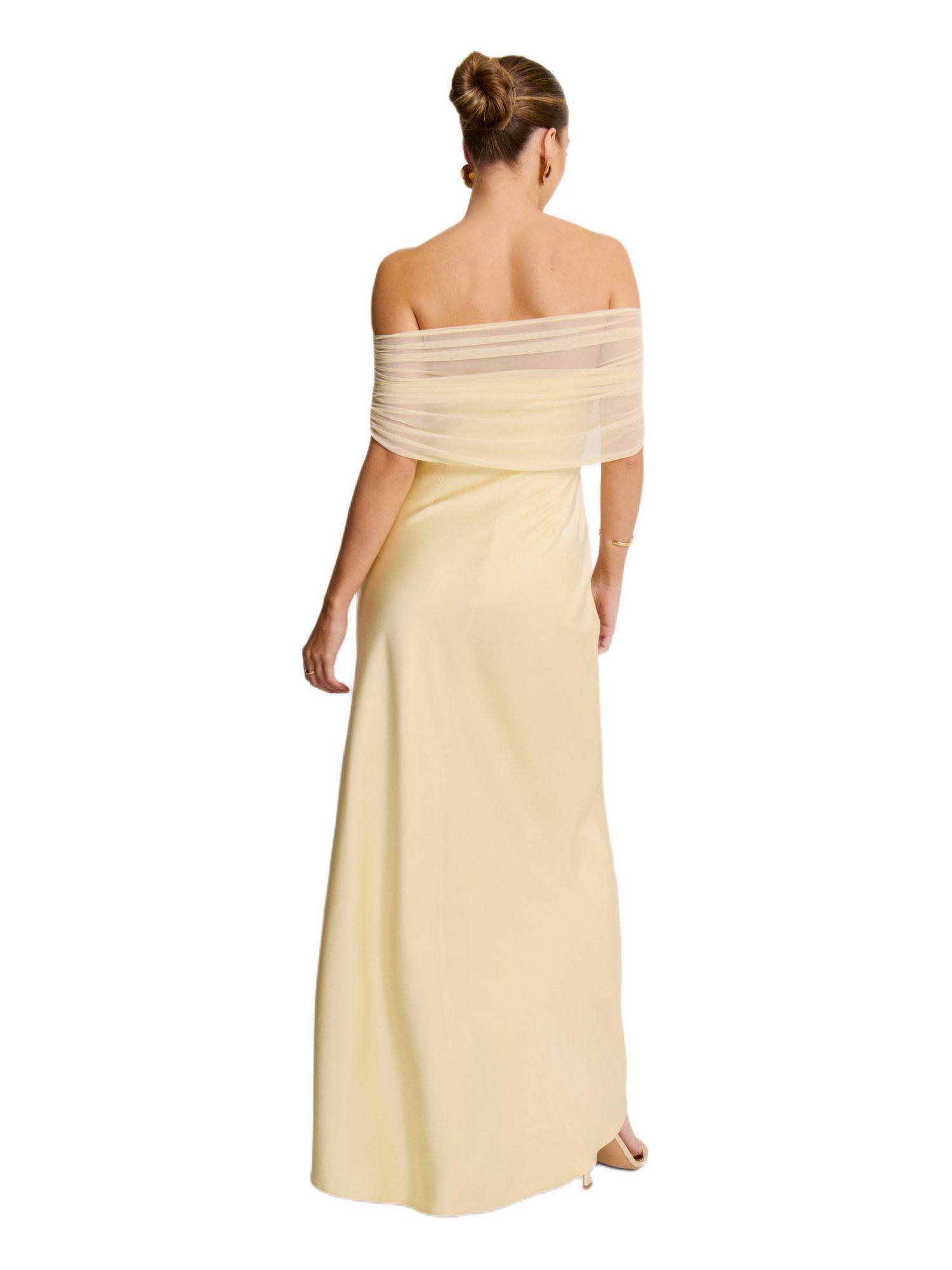Women's Bardot Satin Maxi Dress