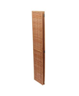 Basket Weave Bamboo Screen