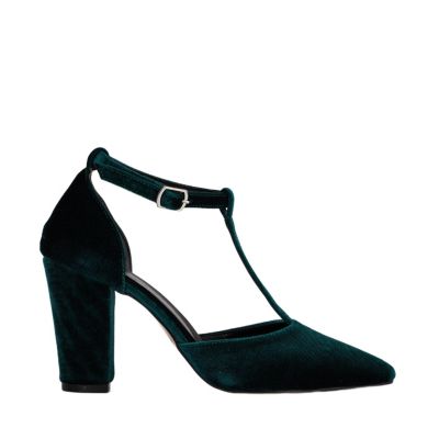 Forever & Always Women's Shoes Angelique Velvet High Heels