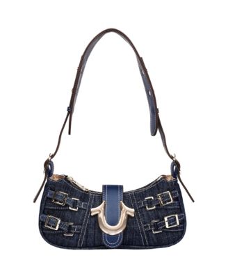 TRUE RELIGION デニム ショルダーバッグ 2way True Religion Women's Multi-Strap Denim Shoulder Bag - Macy's