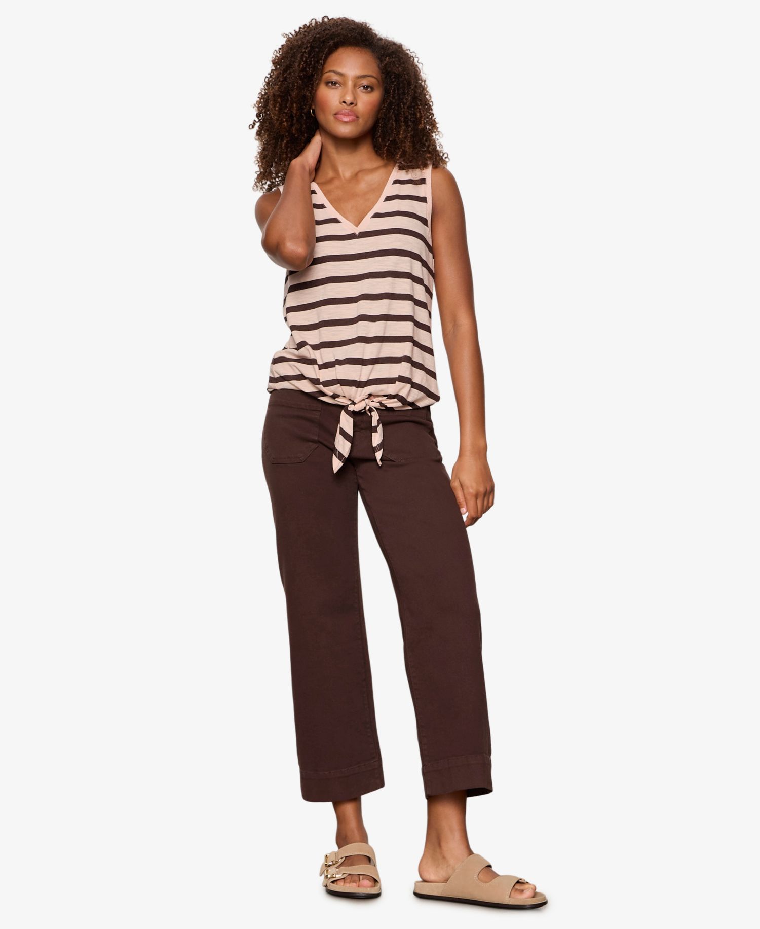 Petite The Marine Wide-Leg Cropped Jeans