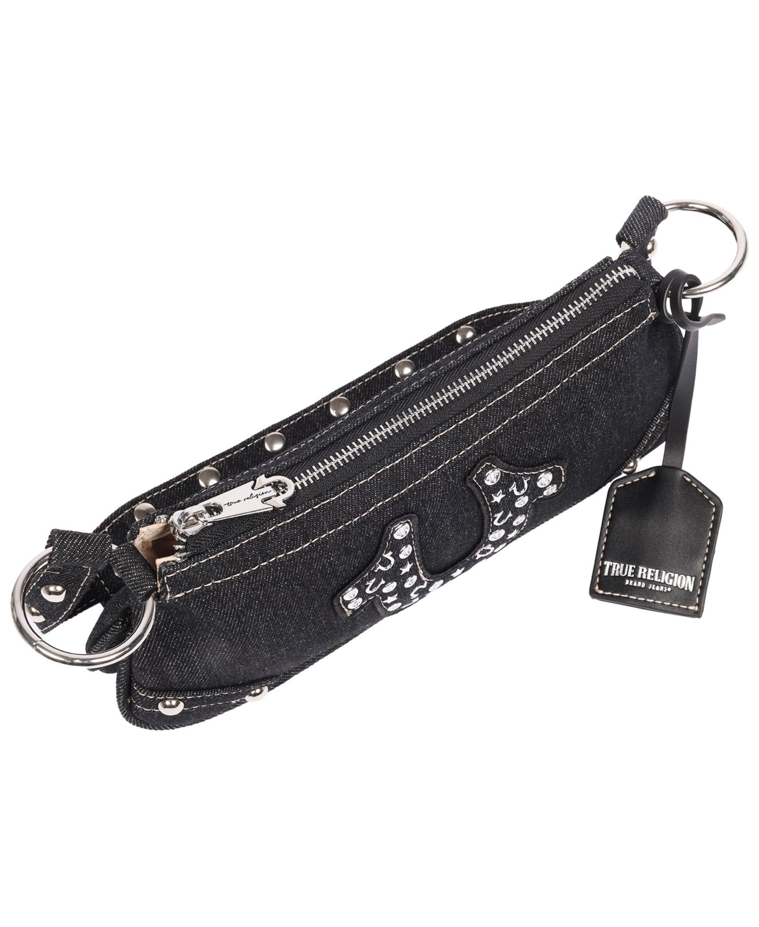 Horseshoe Denim shoulder bag