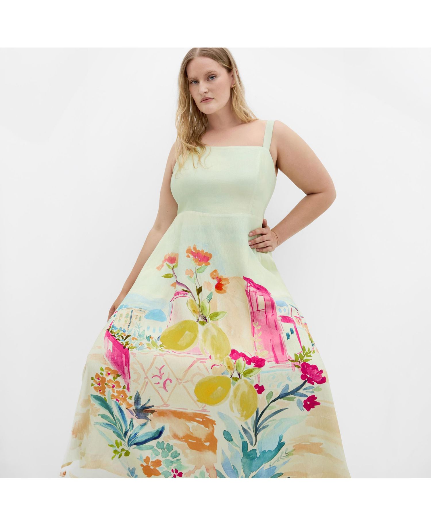 Women's Sorrento Print Maxi Dress