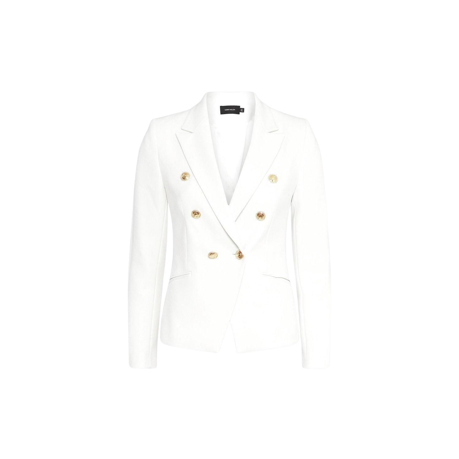 Women's Tailored Button Military Blazer