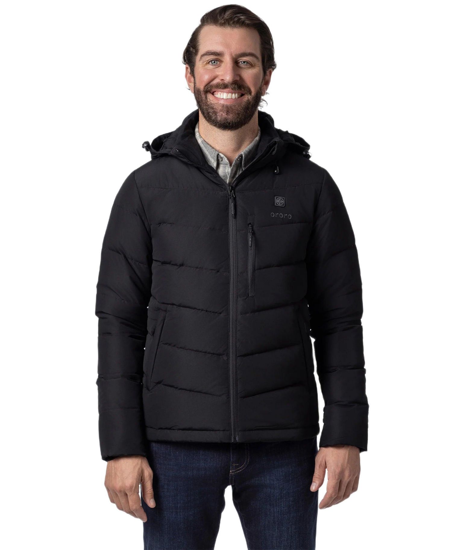 Men's 4-Zone Heated Down Jacket