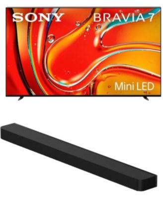 K85XR70 85" 4K Bravia LCD Mini LED Full Array HDR Google TV with a Sony HT-A8000 BRAVIA Theater Bar Soundbar (2024)