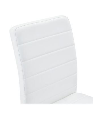 6-Pack Heavy-duty Chairs: 2.1" Cushion, Iron Frame, Home/Office Value