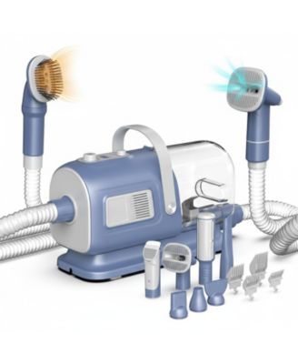 7-in-1 Pet Grooming Kit with Vacuum, Dryer, Clippers, Brushes for Efficient Home Use