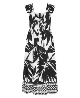 Women's Mirage Oasis Print Tie Back Maxi Dress