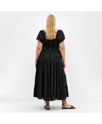 Women's Leo Tier Maxi Dress