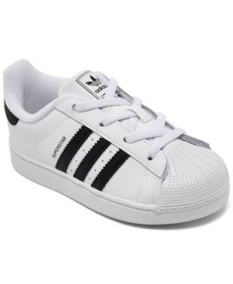 Toddler Kids Superstar II Elastic Lace Casual Sneakers from Finish Line