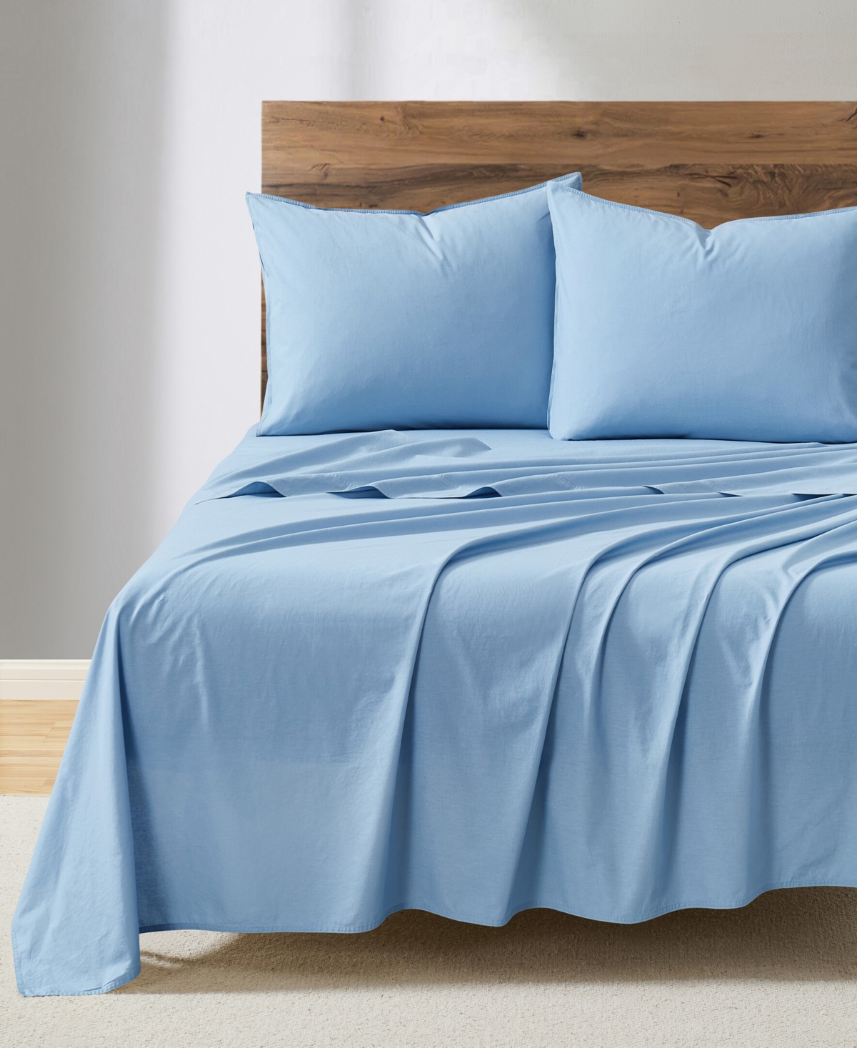 Dkny Vintage Washed Cotton 4-Pc. Sheet Set