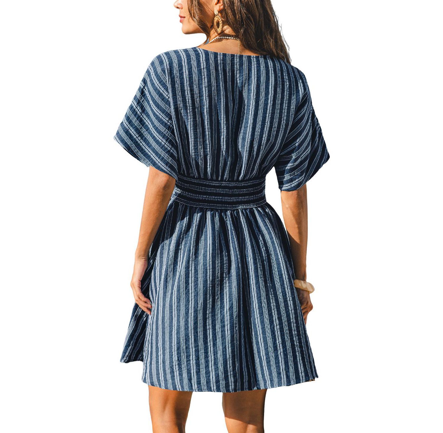 Women's Here for It Striped Mini Beach Dress