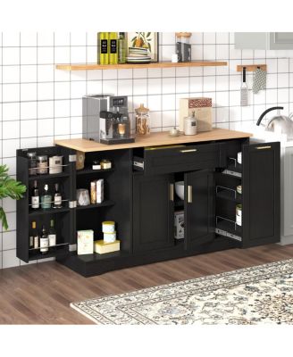 Storage Sideboard and Extendable Dining Table