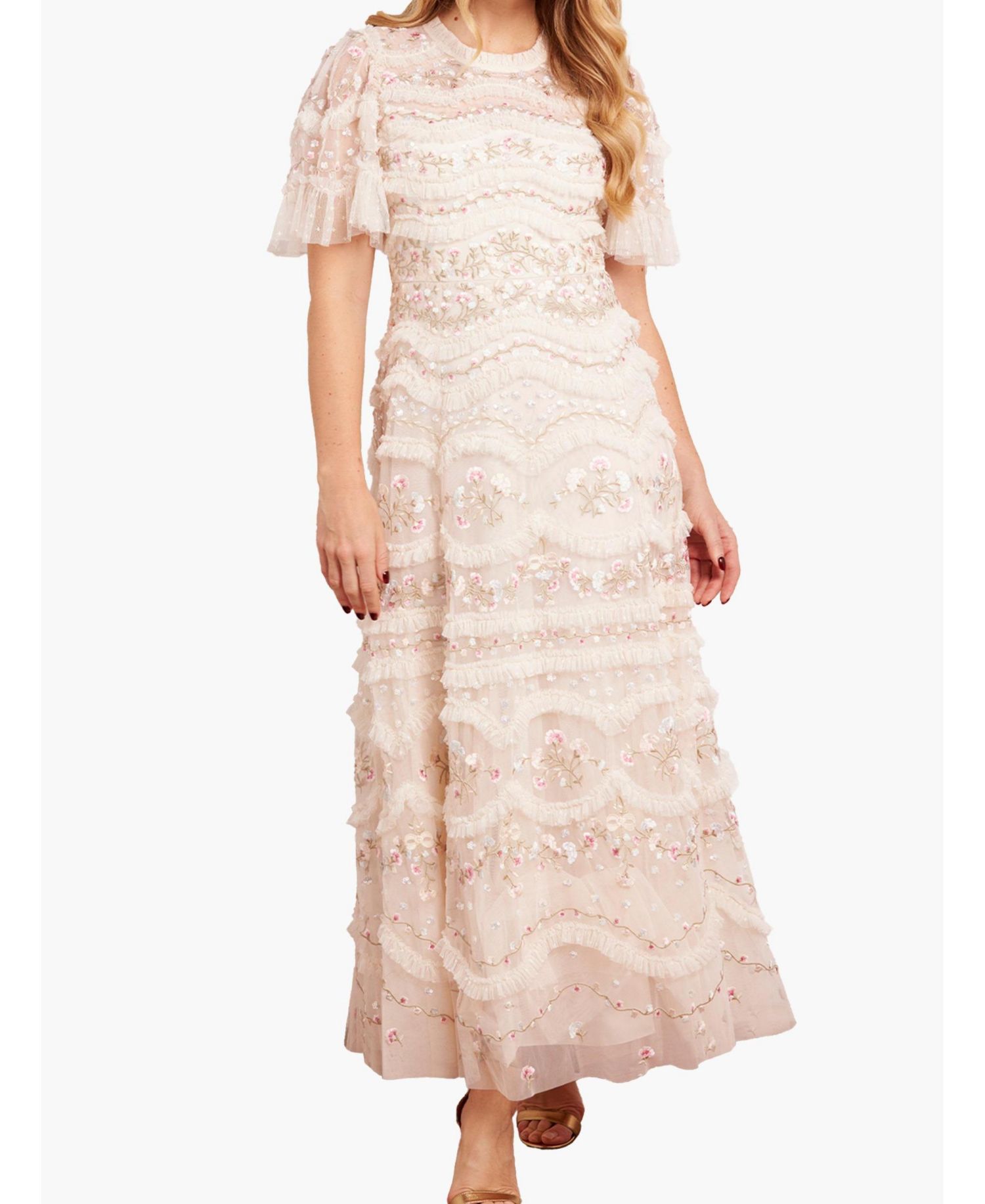 Women's Marina Ruffle Ankle Gown